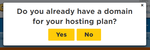 Hostgator domain new and already choose