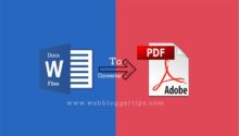 Docx to PDF convert kaise kare