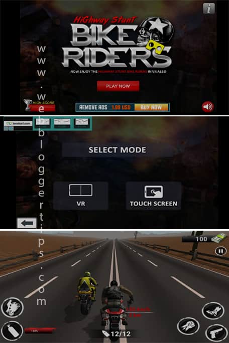 Highway Stunt Bike Riders - VR Box Games