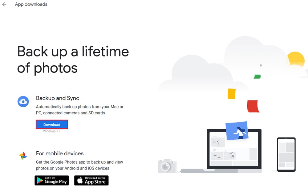 Google Photos Automatic Backup app download