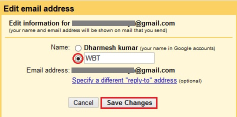 New gmail name change kaise kare